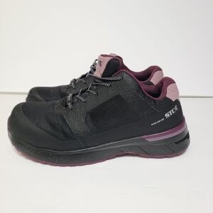 B15 STC-LadyFit, Black | Women's Ultra Lightweight Athletic Work Shoes  Sz 8.5